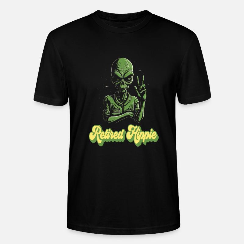 Hippie - Stanley/Stella Unisex Bio-T-Shirt CRAFTER - Schwarz
