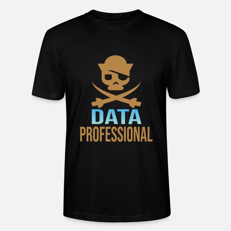 Data Analyst Data Protection Officer - Stanley/Stella CRAFTER Unisex Organic T-Shirt - black