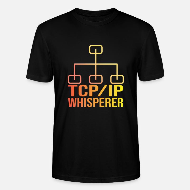 Network Engineer - Stanley/Stella CRAFTER Unisex Organic T-Shirt - black