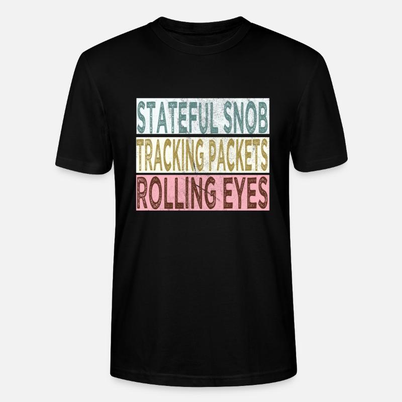 Network Engineer - Stanley/Stella Unisex Bio-T-Shirt CRAFTER - Schwarz