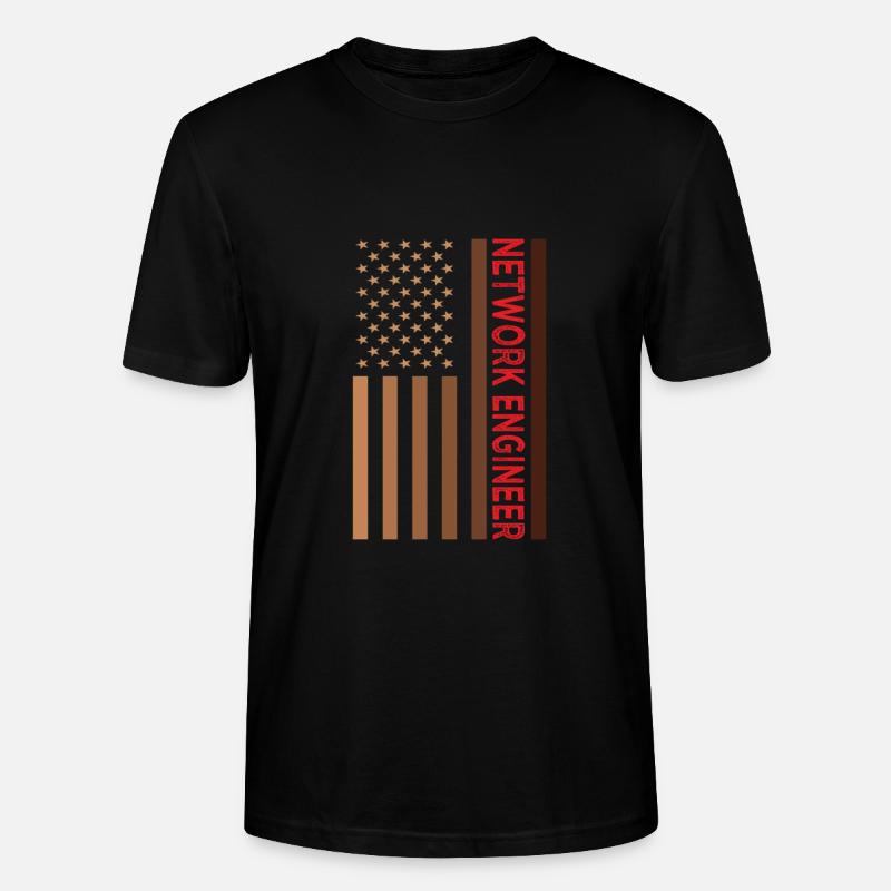 Network Engineer - Stanley/Stella Unisex Bio-T-Shirt CRAFTER - Schwarz