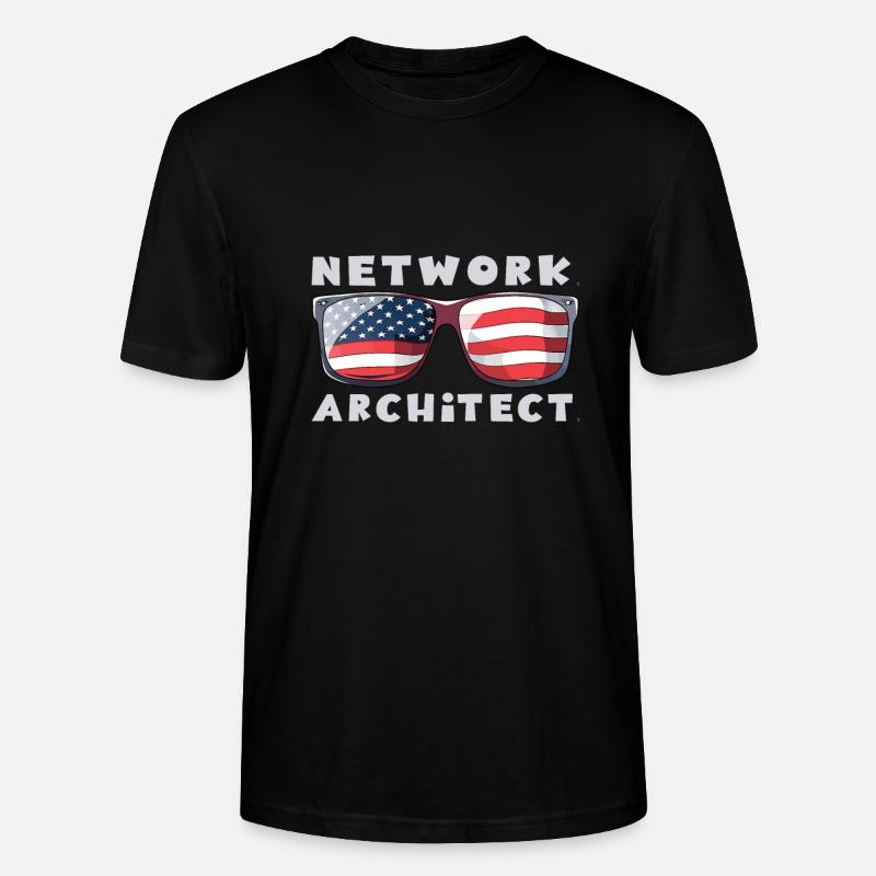 Network Engineer - Stanley/Stella Unisex Bio-T-Shirt CRAFTER - Schwarz