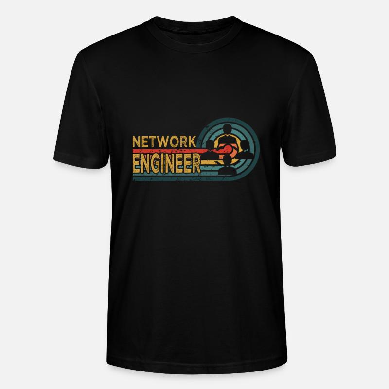 Network Engineer - Stanley/Stella CRAFTER Unisex Organic T-Shirt - black