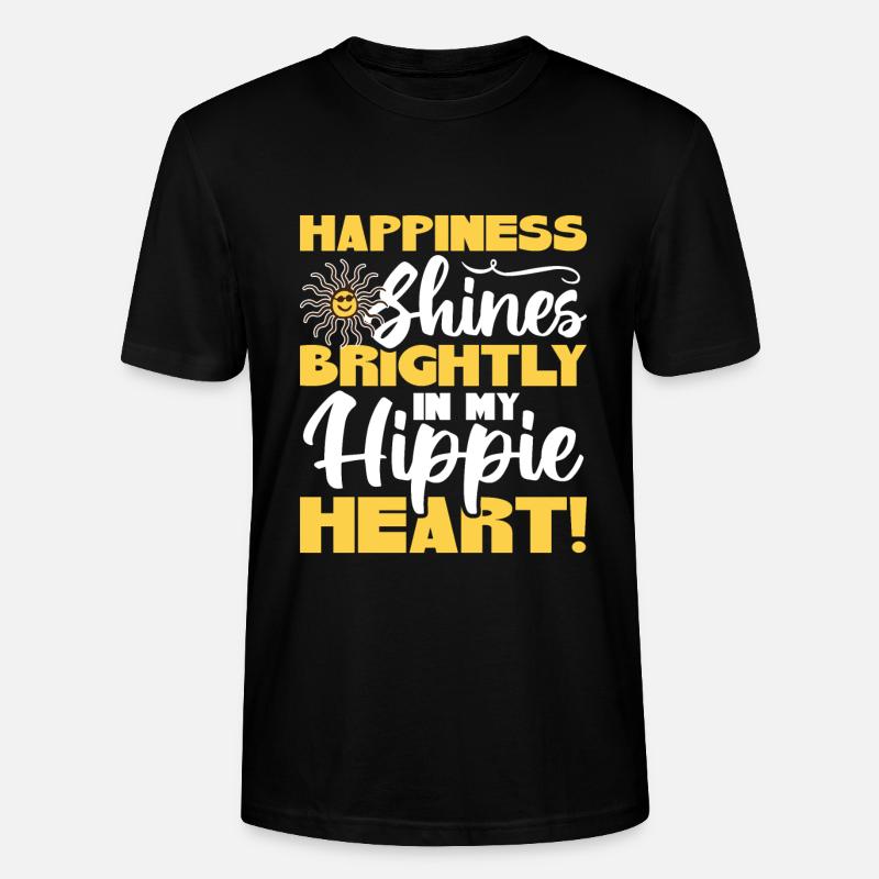 Hippie - Stanley/Stella Unisex Bio-T-Shirt CRAFTER - Schwarz