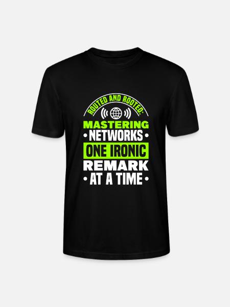 Network Engineer - Stanley/Stella CRAFTER Unisex Organic T-Shirt - black