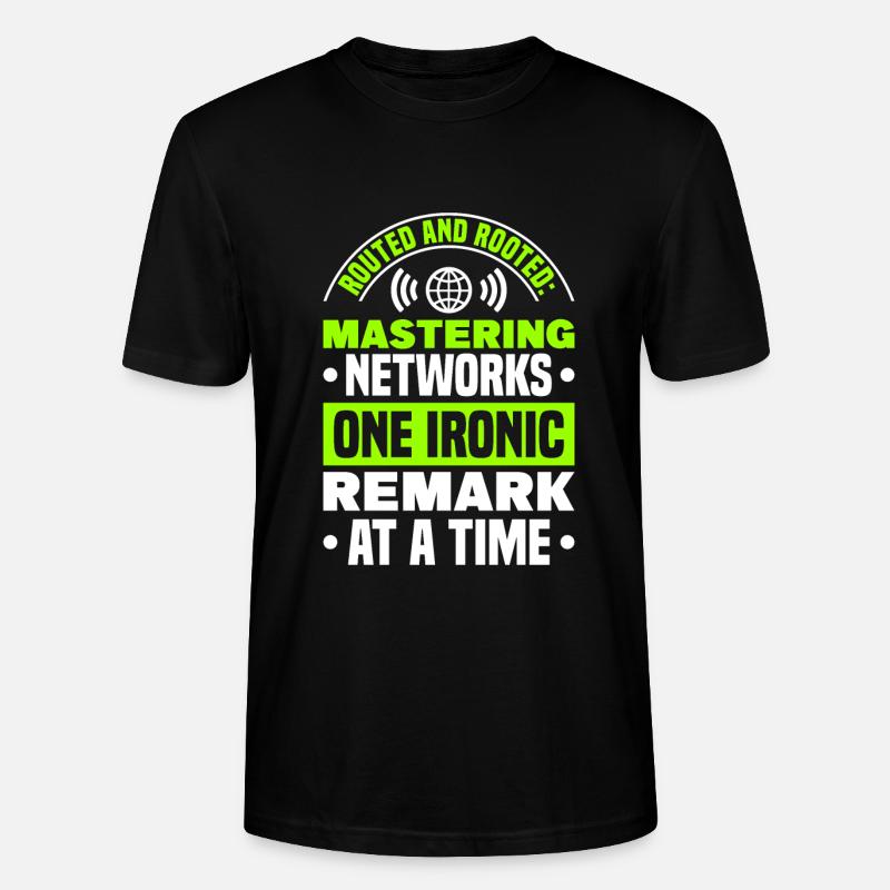 Network Engineer - Stanley/Stella CRAFTER Unisex Organic T-Shirt - black