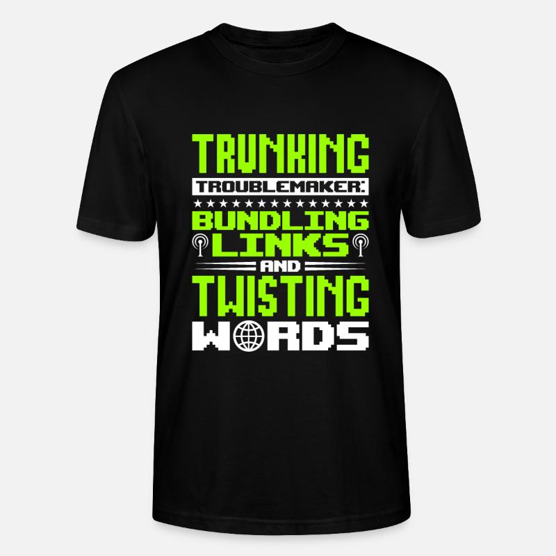 Network Engineer - Stanley/Stella Unisex Bio-T-Shirt CRAFTER - Schwarz