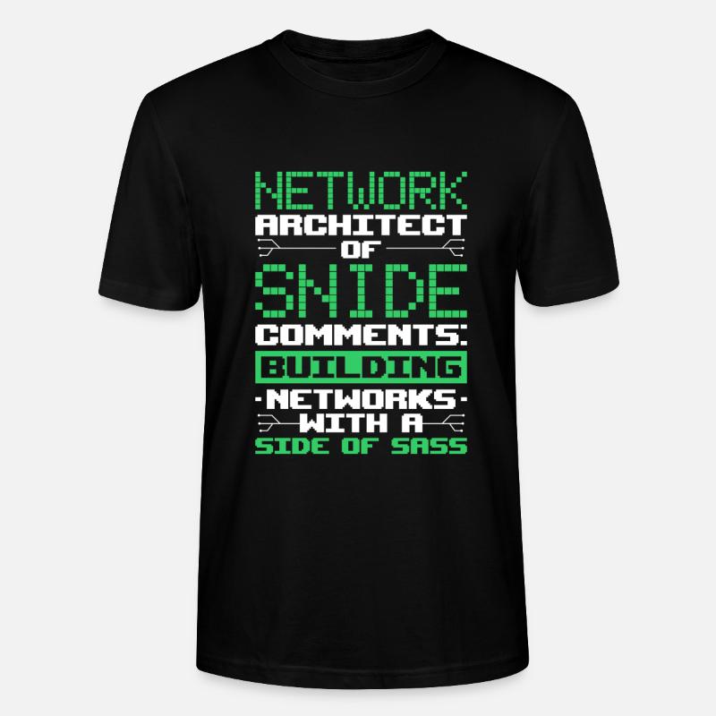 Network Engineer - Stanley/Stella CRAFTER Unisex Organic T-Shirt - black