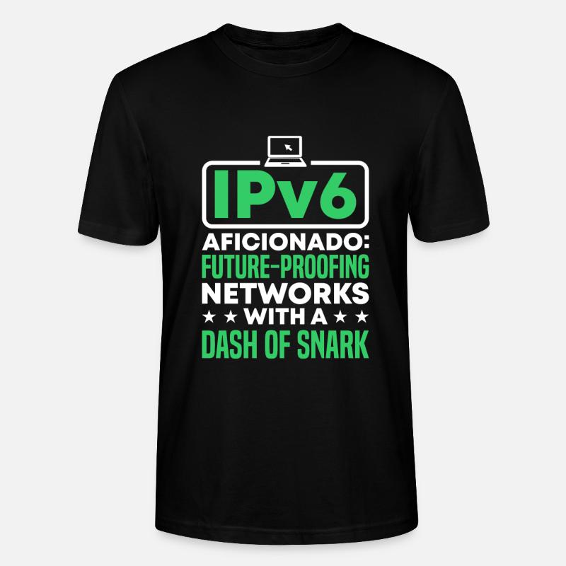 Network Engineer - Stanley/Stella Unisex Bio-T-Shirt CRAFTER - Schwarz