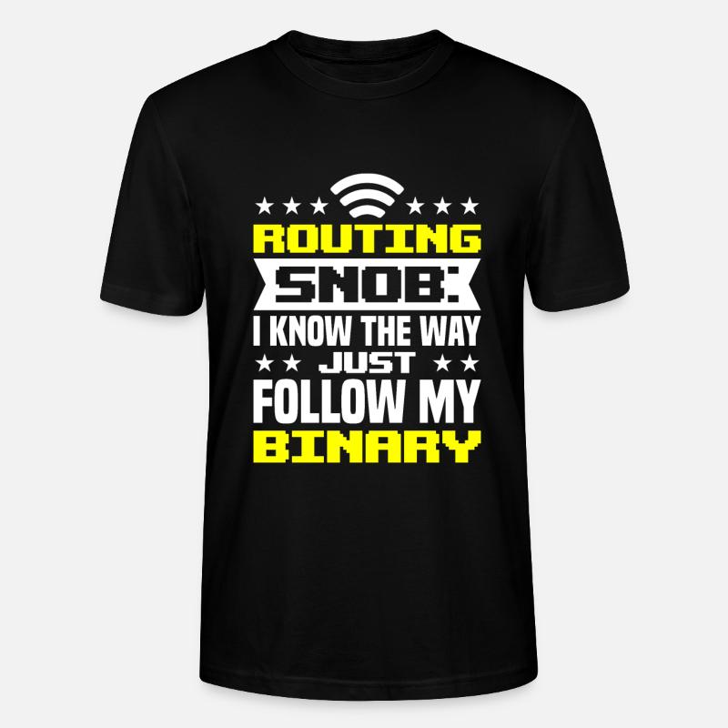 Network Engineer - Stanley/Stella CRAFTER Unisex Organic T-Shirt - black