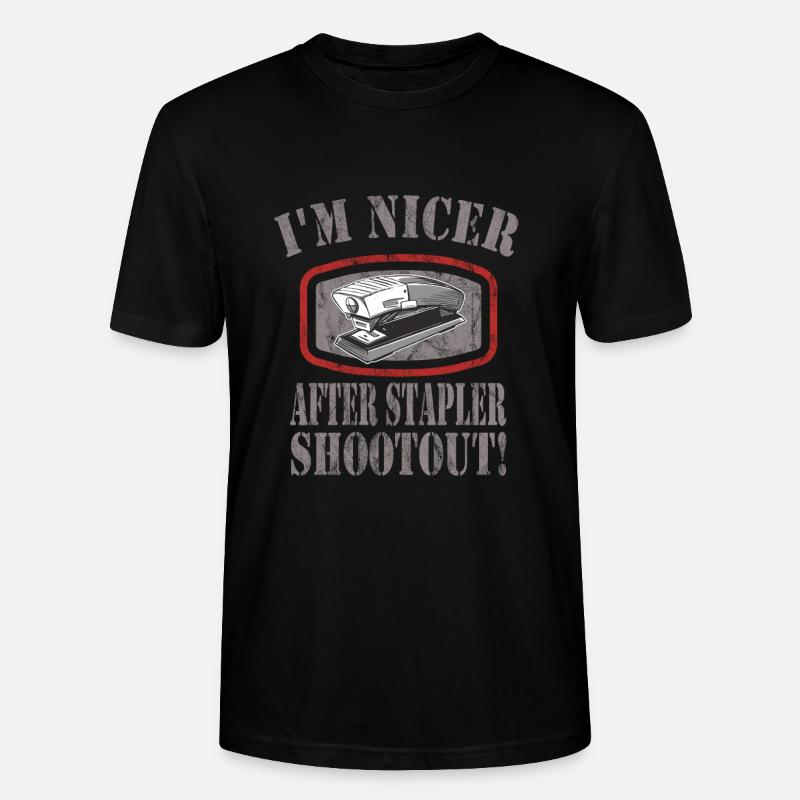 Büro - Stanley/Stella Unisex Bio-T-Shirt CRAFTER - Schwarz