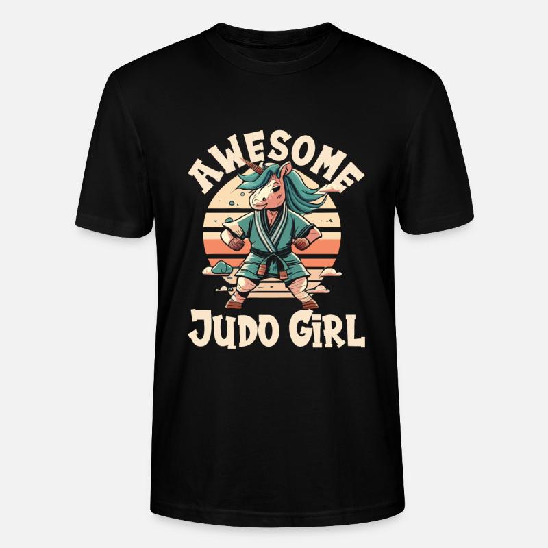 Judo - T-shirt bio CRAFTER Stanley Stella Unisexe - noir