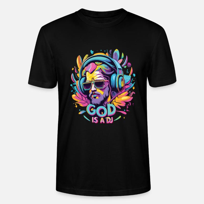 DJing - Stanley/Stella Unisex Bio-T-Shirt CRAFTER - Schwarz