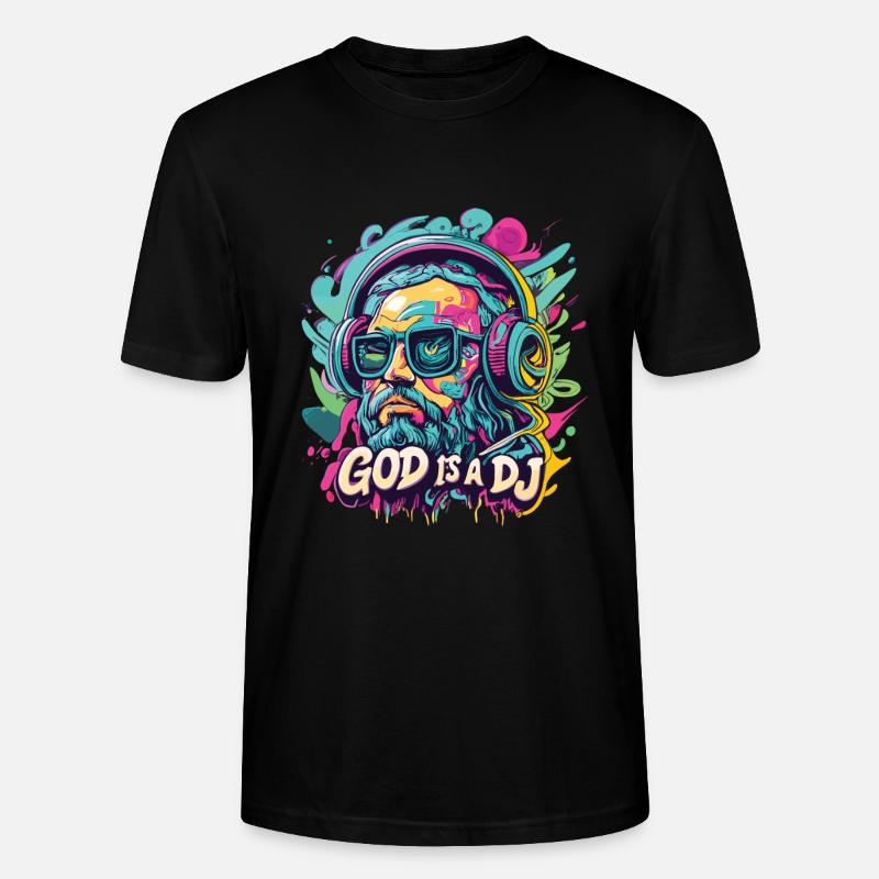 DJing - Stanley/Stella Unisex Bio-T-Shirt CRAFTER - Schwarz