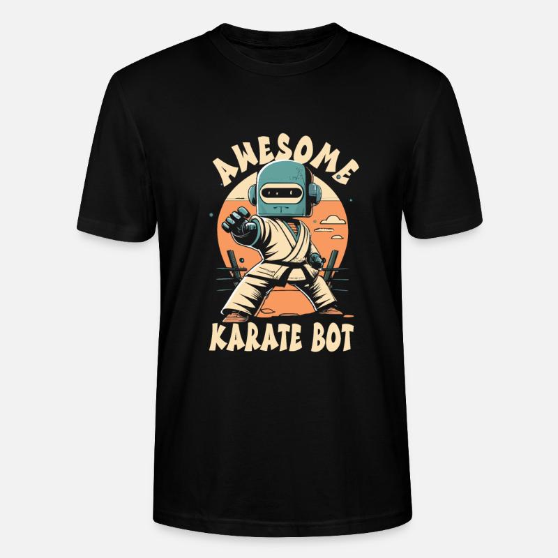 Karaté - T-shirt bio CRAFTER Stanley Stella Unisexe - noir