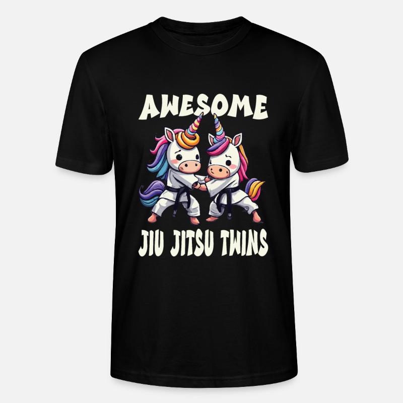 Jiu Jitsu - T-shirt bio CRAFTER Stanley Stella Unisexe - noir