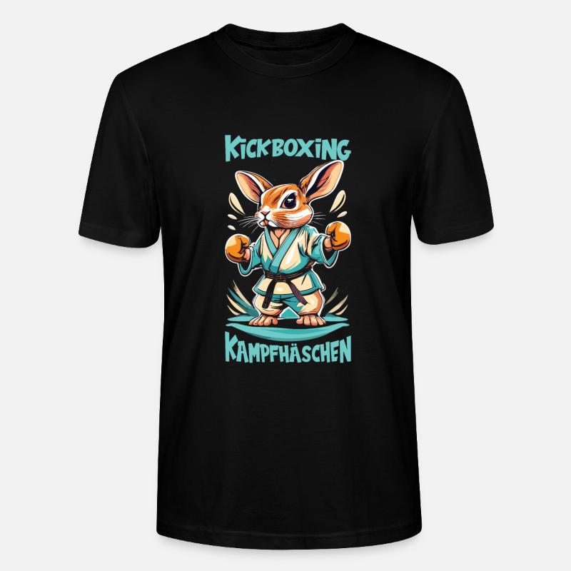 Kickboxen - Stanley/Stella Unisex Bio-T-Shirt CRAFTER - Schwarz
