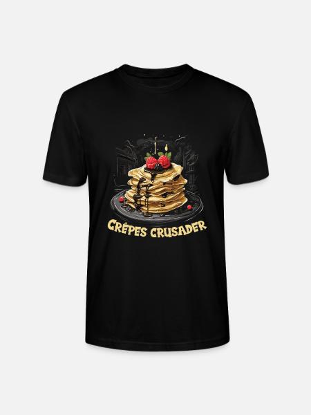 French food - Stanley/Stella CRAFTER Unisex Organic T-Shirt - black