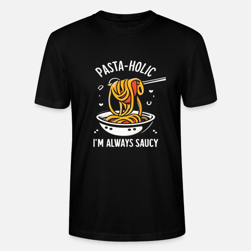 Cuisine italienne - T-shirt bio CRAFTER Stanley Stella Unisexe - noir