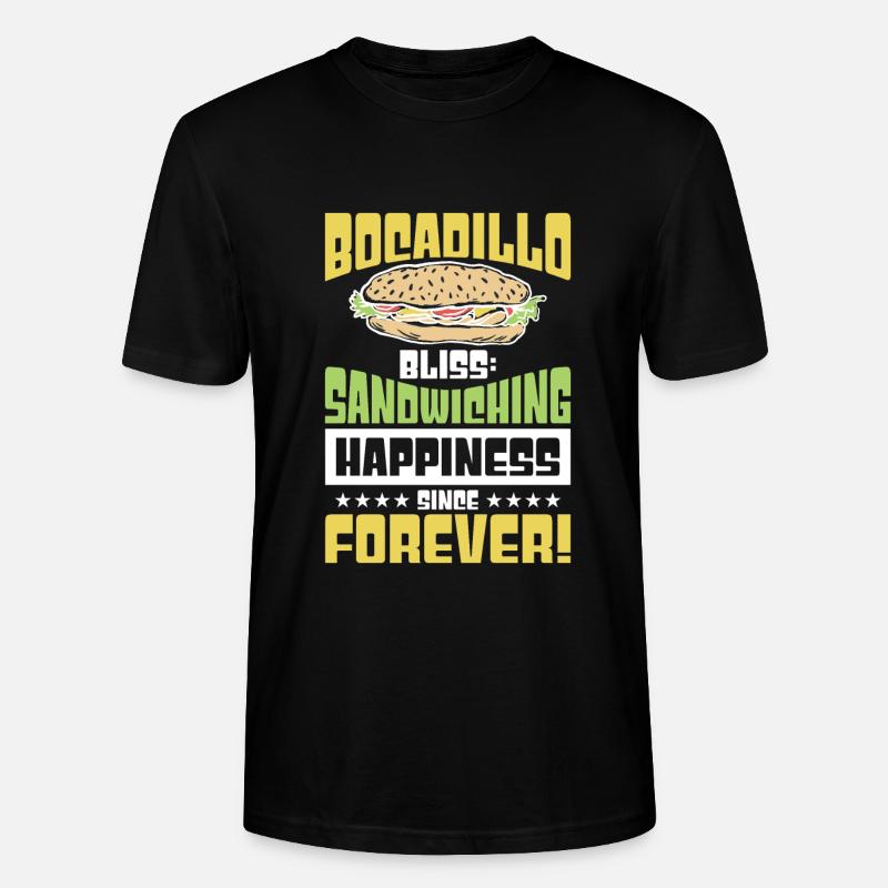 Cuisine espagnole - T-shirt bio CRAFTER Stanley Stella Unisexe - noir