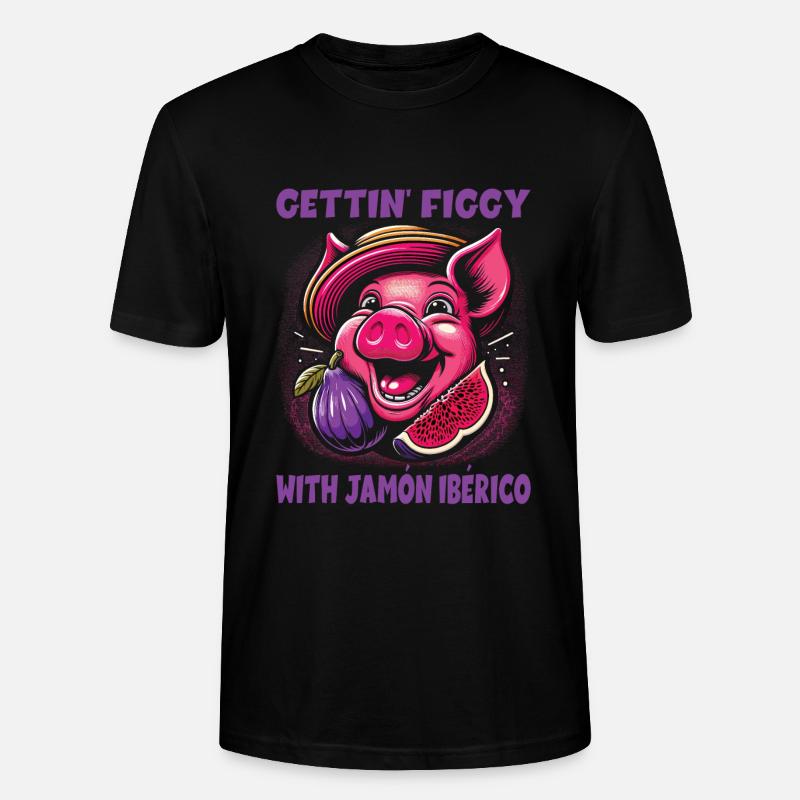 Cuisine espagnole - T-shirt bio CRAFTER Stanley Stella Unisexe - noir