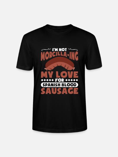 Spanish food - Stanley/Stella CRAFTER Unisex Organic T-Shirt - black