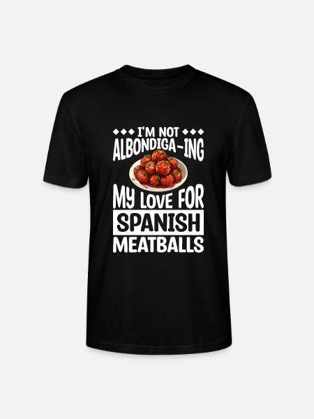Spanish food - Stanley/Stella CRAFTER Unisex Organic T-Shirt - black