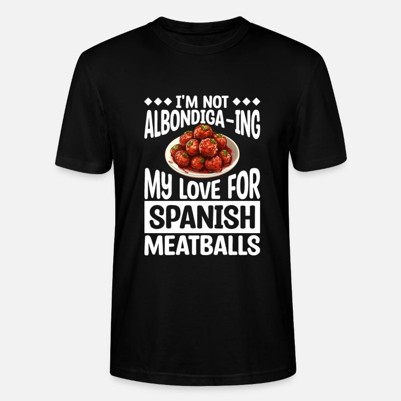 Cuisine espagnole - T-shirt bio CRAFTER Stanley Stella Unisexe - noir