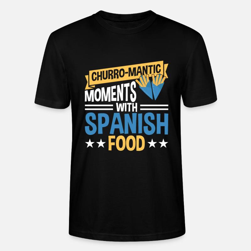 Cuisine espagnole - T-shirt bio CRAFTER Stanley Stella Unisexe - noir