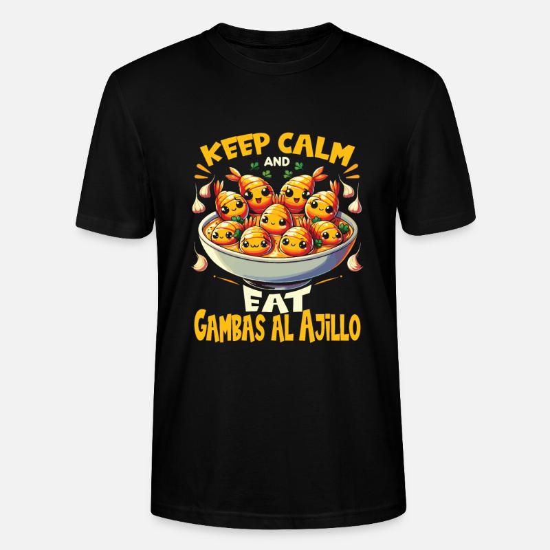 Spanisches Essen - Stanley/Stella Unisex Bio-T-Shirt CRAFTER - Schwarz