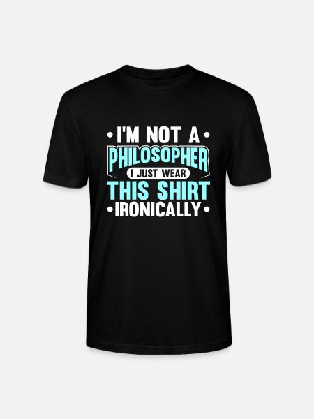 Philosophy - Stanley/Stella CRAFTER Unisex Organic T-Shirt - black