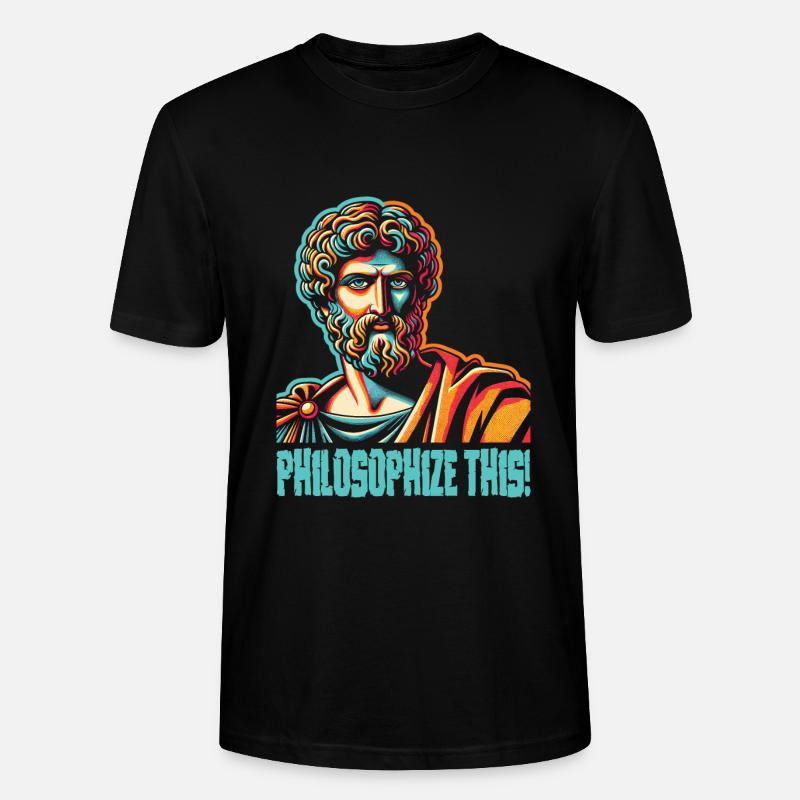 Philosophie - Stanley/Stella Unisex Bio-T-Shirt CRAFTER - Schwarz