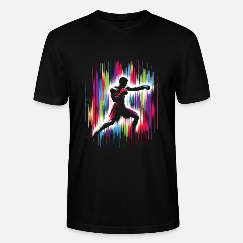 Boxe - T-shirt bio CRAFTER Stanley Stella Unisexe - noir