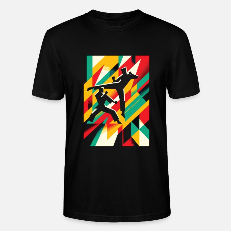 Capoeira - Stanley/Stella Unisex Bio-T-Shirt CRAFTER - Schwarz