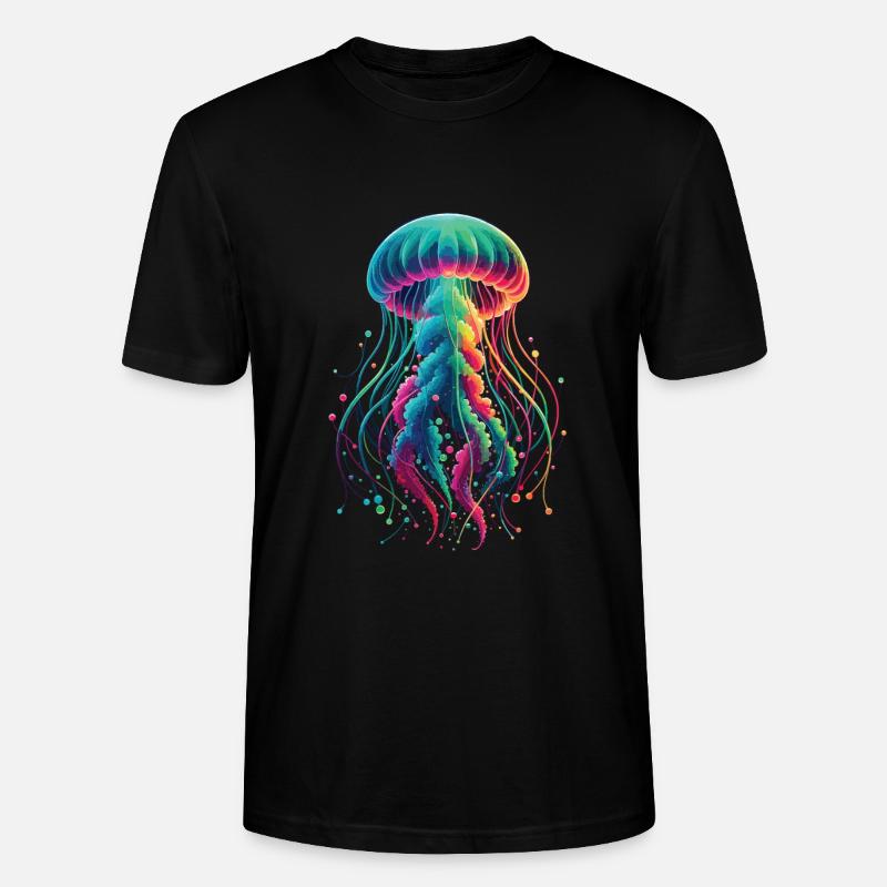 Méduse - T-shirt bio CRAFTER Stanley Stella Unisexe - noir