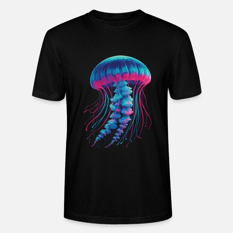 Qualle - Stanley/Stella Unisex Bio-T-Shirt CRAFTER - Schwarz