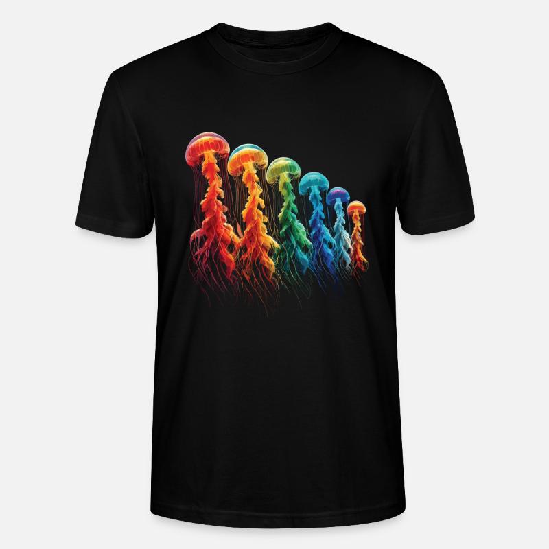 Méduse - T-shirt bio CRAFTER Stanley Stella Unisexe - noir