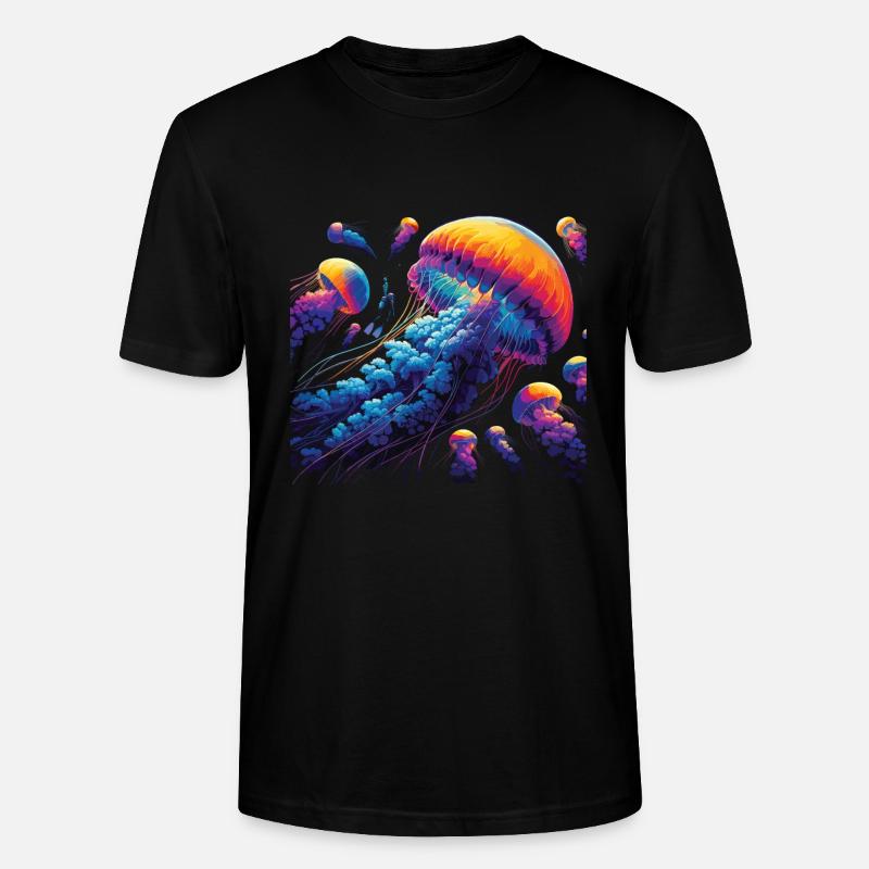 Qualle - Stanley/Stella Unisex Bio-T-Shirt CRAFTER - Schwarz