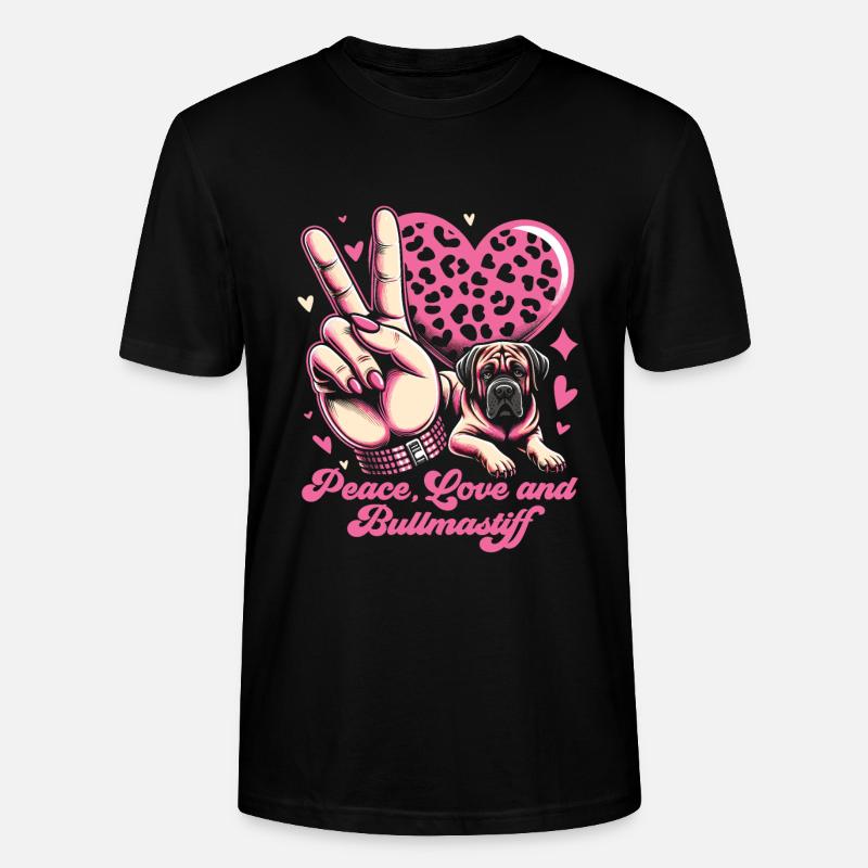 Bullmastiff - Stanley/Stella Unisex Bio-T-Shirt CRAFTER - Schwarz
