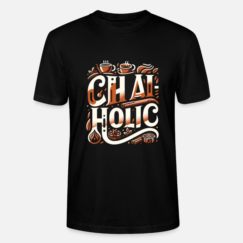 Chai - Stanley/Stella Unisex Bio-T-Shirt CRAFTER - Schwarz