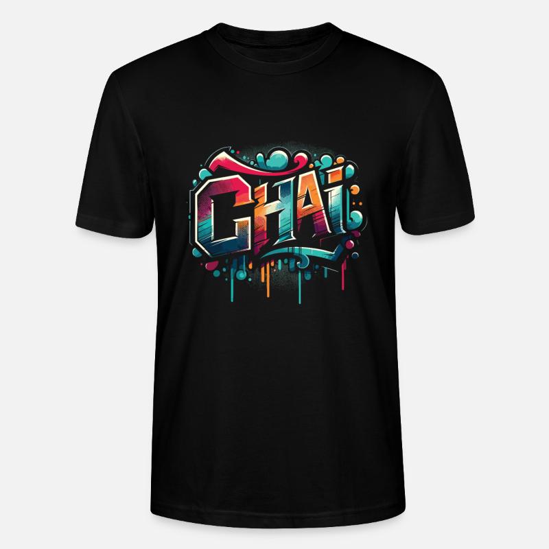 Chai - Stanley/Stella Unisex Bio-T-Shirt CRAFTER - Schwarz