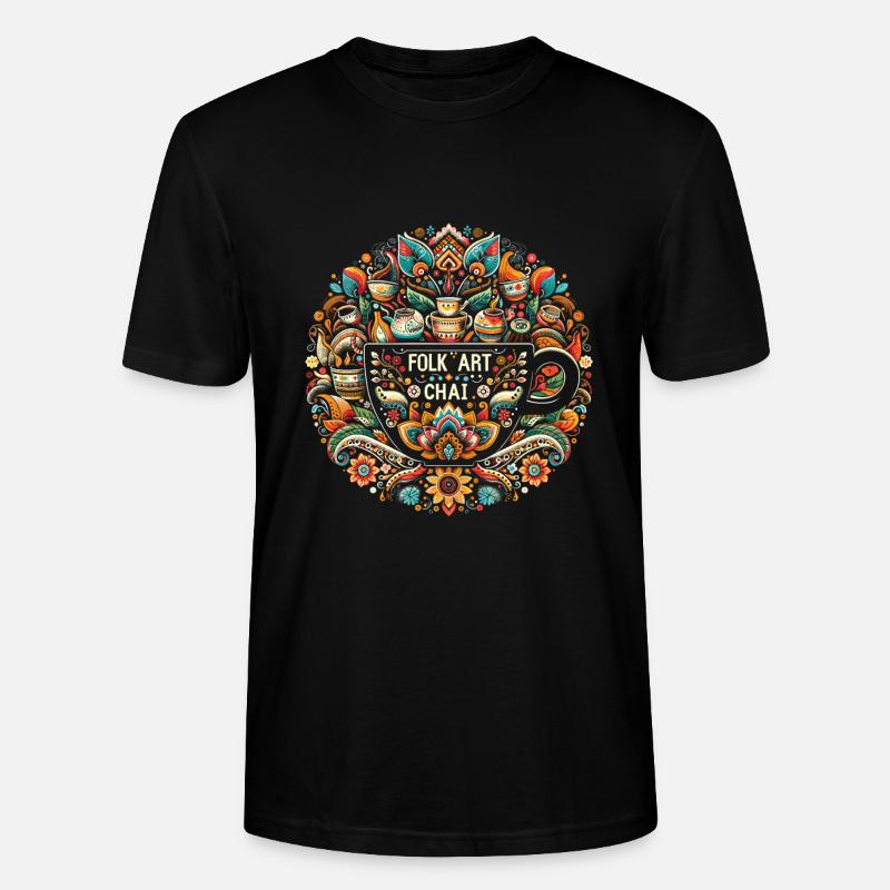 Chai - T-shirt bio CRAFTER Stanley Stella Unisexe - noir