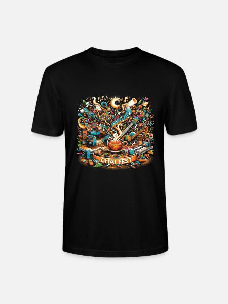 Chai - Stanley/Stella CRAFTER Unisex Organic T-Shirt - black