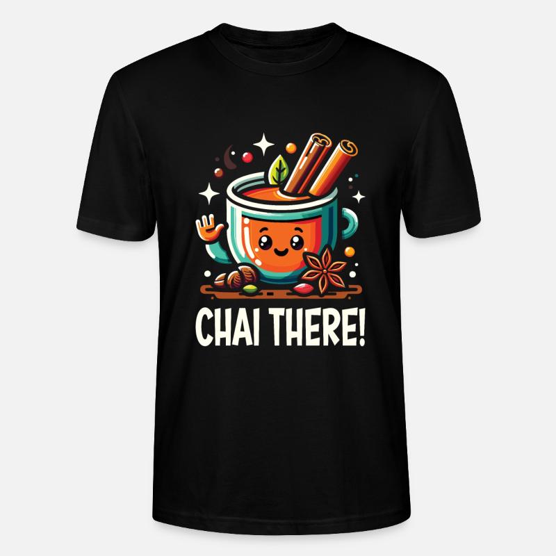 Chai - T-shirt bio CRAFTER Stanley Stella Unisexe - noir