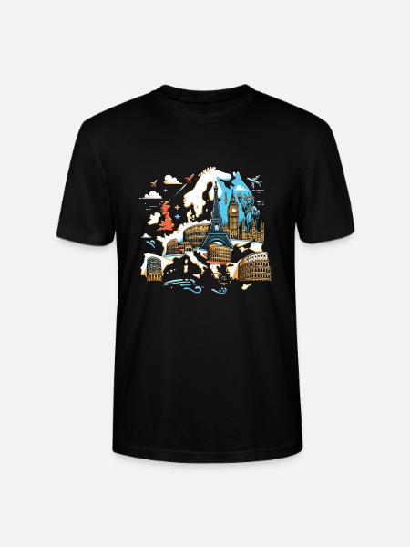 Holiday - Stanley/Stella CRAFTER Unisex Organic T-Shirt - black