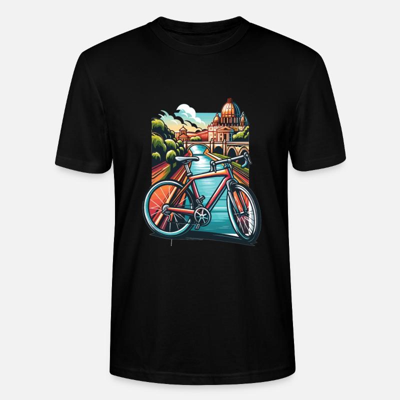 Cyclisme - T-shirt bio CRAFTER Stanley Stella Unisexe - noir