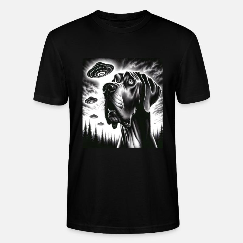 Deutsche Dogge - Stanley/Stella Unisex Bio-T-Shirt CRAFTER - Schwarz