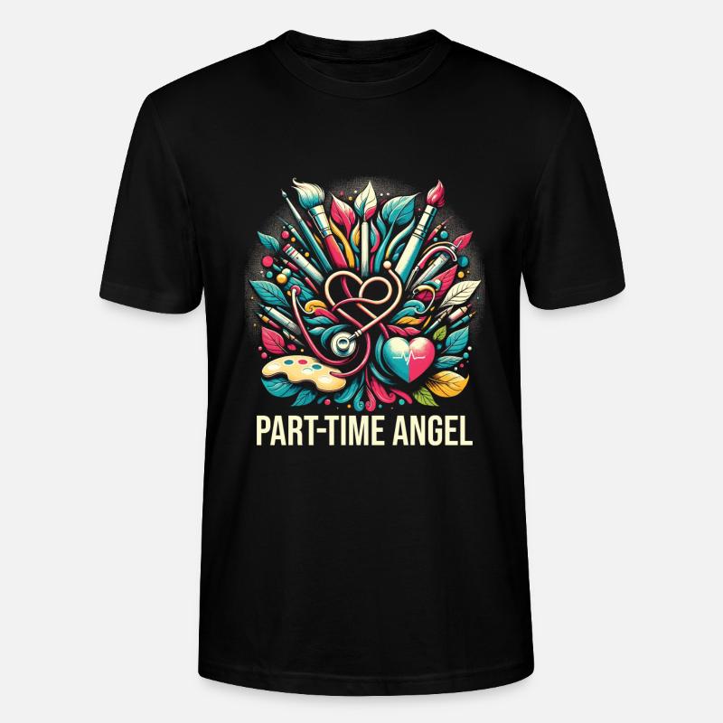 Infirmier(ère) en gériatrie - T-shirt bio CRAFTER Stanley Stella Unisexe - noir
