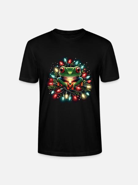 Frog - Stanley/Stella CRAFTER Unisex Organic T-Shirt - black