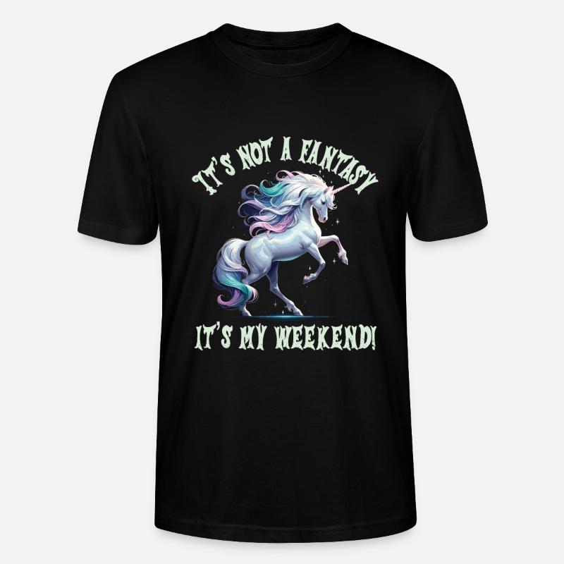 Marché médiéval - T-shirt bio CRAFTER Stanley Stella Unisexe - noir